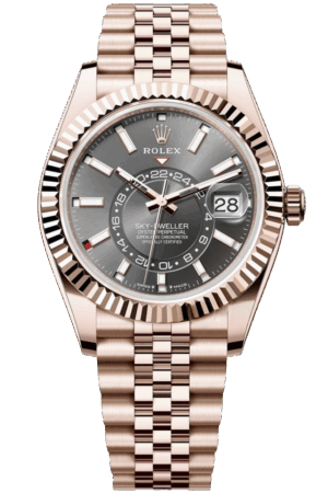 Rolex Sky-Dweller m336935-0008 Super Clone – 42mm Everose Gold Swiss Replica