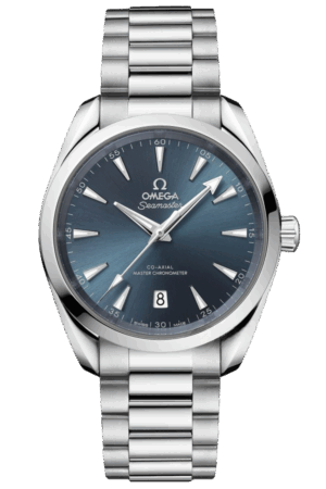 Omega Seamaster Ref. 220.10.38.20.03.003 Super Clone Watch – Blue Dial Stainless Steel Bracelet Fake Replica