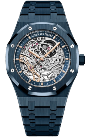 Audemars Piguet Royal Oak Offshore 15416CD.OO.1225CD.01 Super Clone Watch – Blue Ceramic Skeleton Dial Replica
