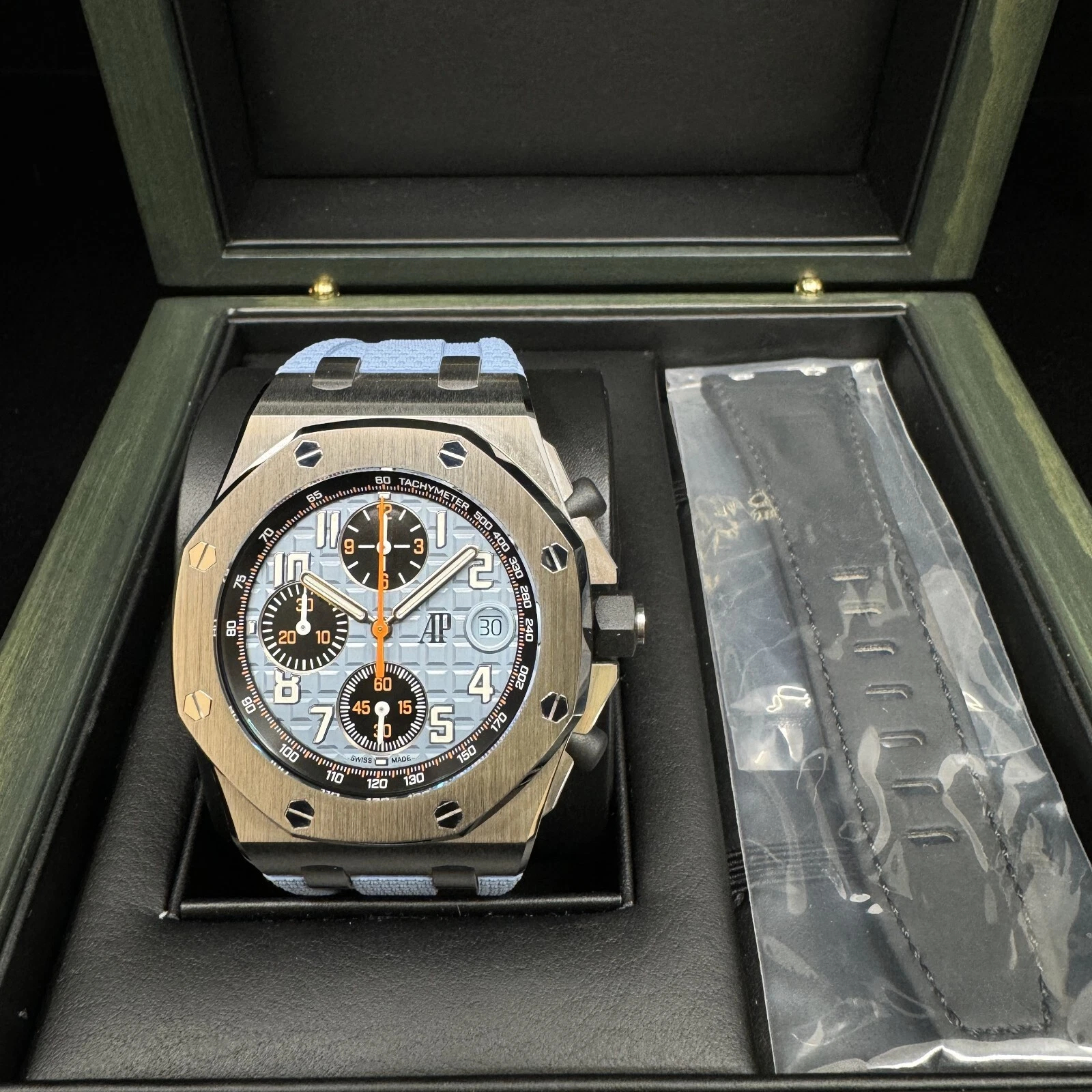 Audemars Piguet Royal Oak Offshore 26238ST.OO.A340CA.01 Super Clone Watch – Blue Chronograph Steel Replica - Image 8