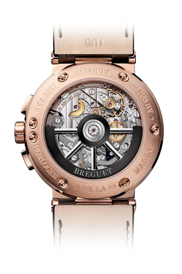 Breguet Marine Ref. 5527BR/12/9WV Super Clone Watch – Rose Gold Silver Dial Chronograph Fake Replica - Image 2