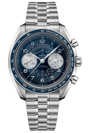 Omega Speedmaster Moonwatch Ref. 329.30.43.51.03.001 Super Clone Watch – Blue Dial Stainless Steel Fake Replica