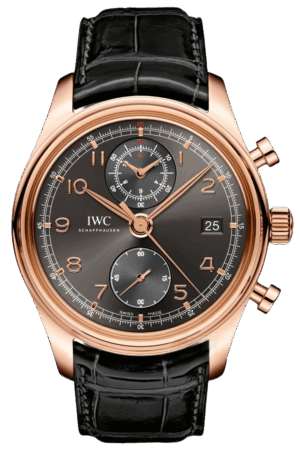 IWC Portugieser Ref. IW390405 Super Clone Watch – Rose Gold Silver Dial Chronograph Classic Fake Replica