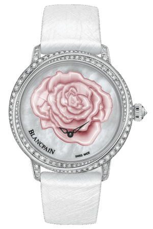 Blancpain Valentine’s Day Ref. 3650-4944R-58B Super Clone Watch – Rose Gold Diamond White Dial Ladies Fake Replica