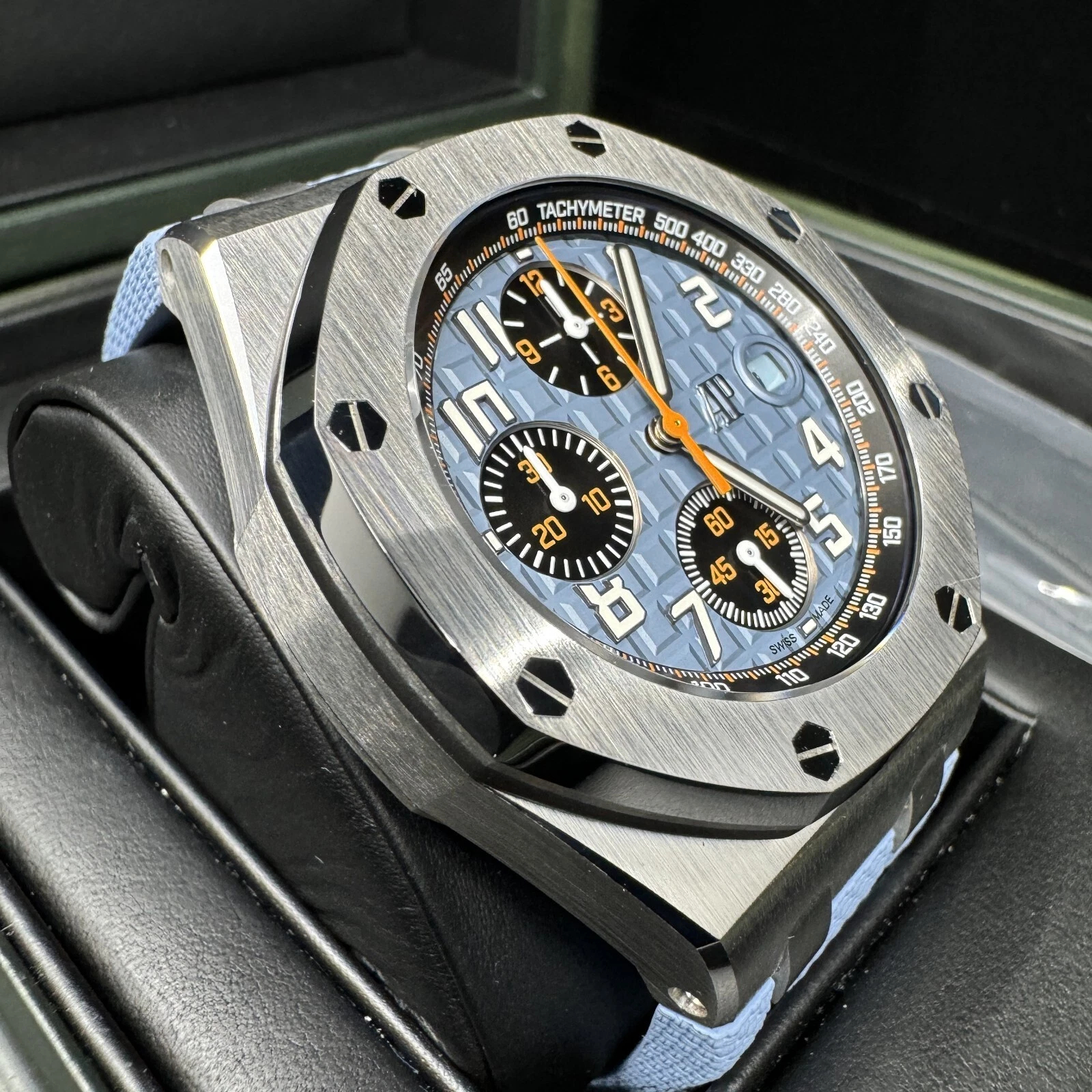 Audemars Piguet Royal Oak Offshore 26238ST.OO.A340CA.01 Super Clone Watch – Blue Chronograph Steel Replica - Image 4
