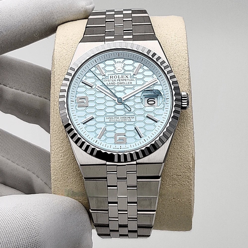 Rolex Land-Dweller 40mm M127336-0001 Super Clone Watch – Oyster Steel Blue Dial Replica - 图片 2