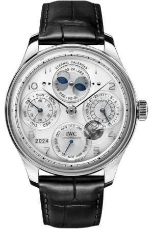 IWC Portugieser Ref. IW505701 Super Clone Watch – Platinum Constant-Force Tourbillon White Dial Fake Replica