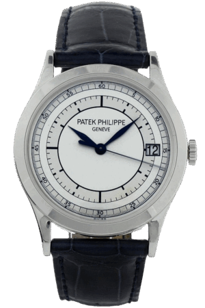 Patek Philippe Calatrava Ref. 5296G-001 Super Clone Watch – Silver Dial White Gold Case Fake Replica