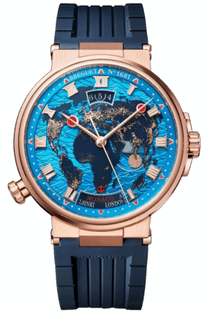 Breguet Marine Ref. 5555BR/YS/5WV Super Clone Watch – Rose Gold Blue Dial Fake Replica