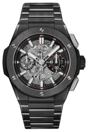 Hublot Big Bang Ref. 451.CX.1170.CX Super Clone Watch – Titanium Black Skeleton Dial Rubber Strap Fake Replica