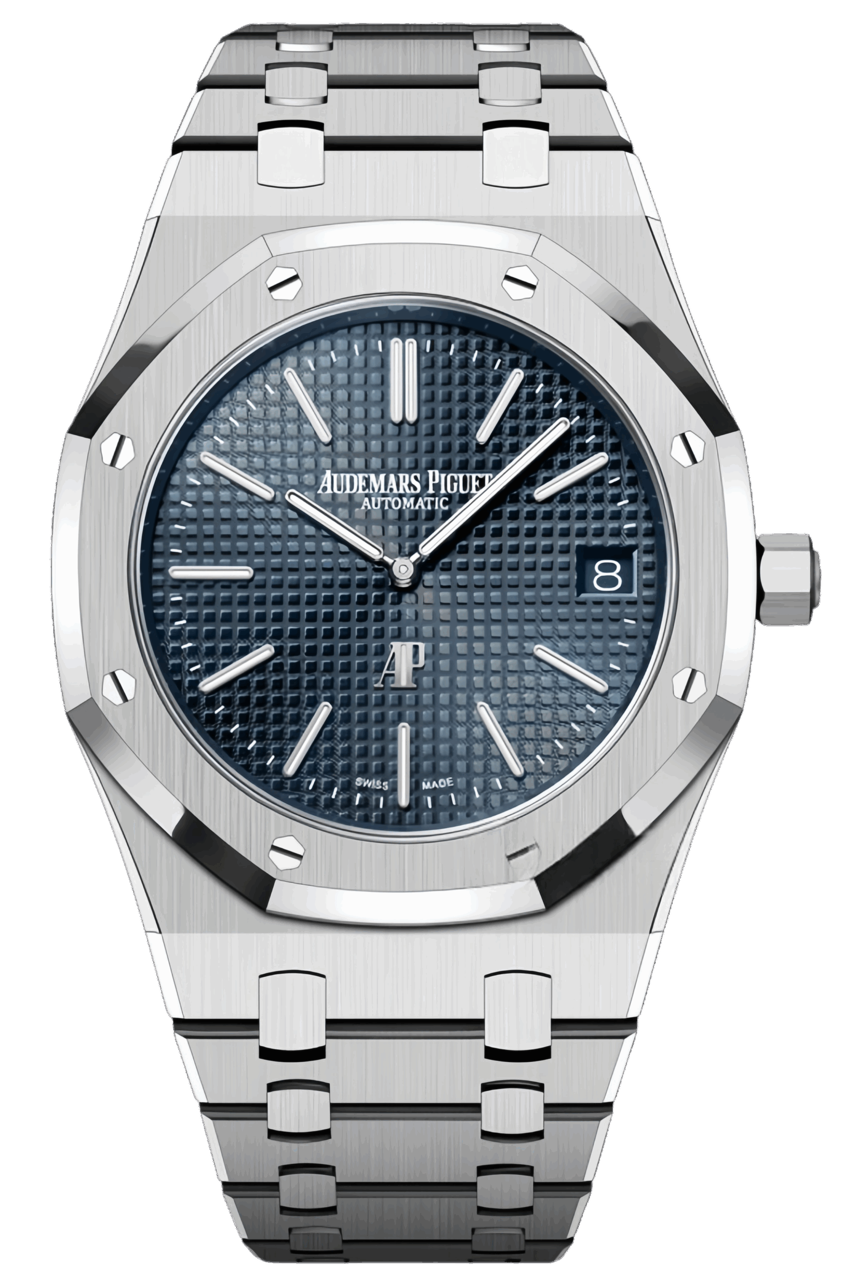 Audemars Piguet Royal Oak Jumbo Extra-Thin Ref. 16202ST.OO.1240ST.02 Super Clone Watch – Blue Dial Stainless Steel Swiss Replica