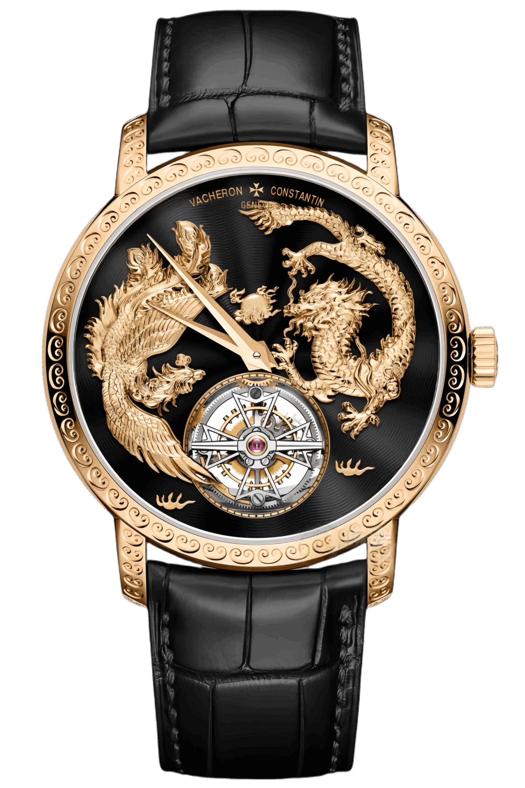 Vacheron Constantin Traditionnelle Ref. 6040T/000R-B961 Super Clone Watch – Rose Gold Case White Dial Swiss Replica