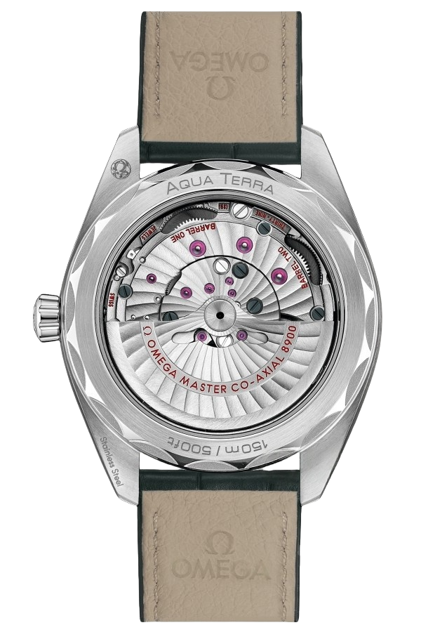 Omega Seamaster Ref. 220.13.41.21.10.001 Super Clone Watch – Grey Dial Leather Strap Fake Replica - Image 2