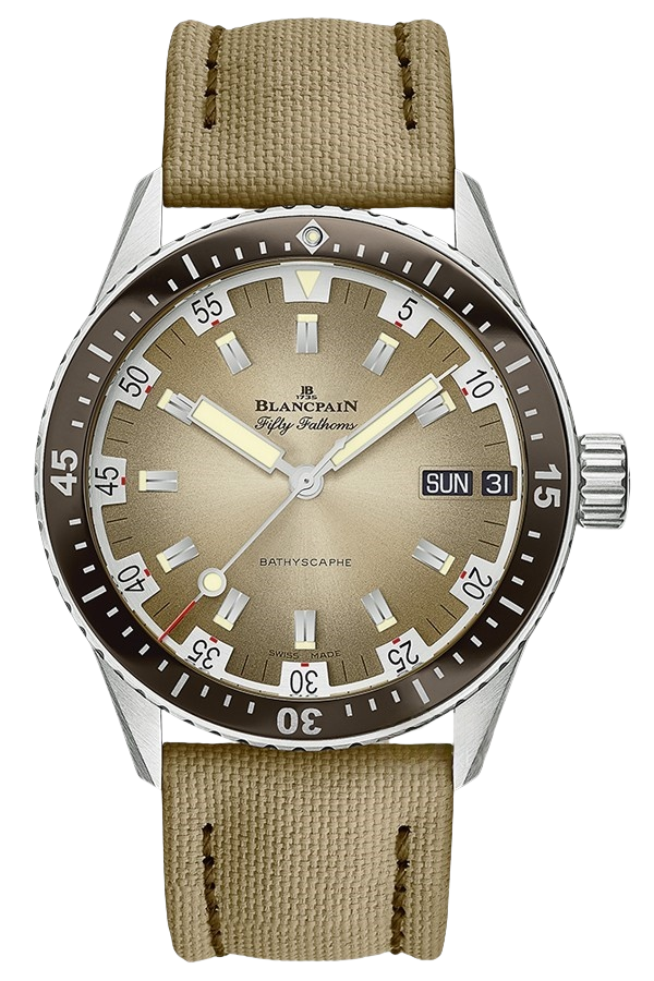 Blancpain Fifty Fathoms Ref. 5052-1146-E52A Super Clone Watch – Titanium Blue Dial Automatic Fake Replica