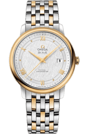 Omega De Ville Ref. 424.20.40.20.02.001 Super Clone Watch – Silver Dial Stainless Steel Bracelet Fake Replica