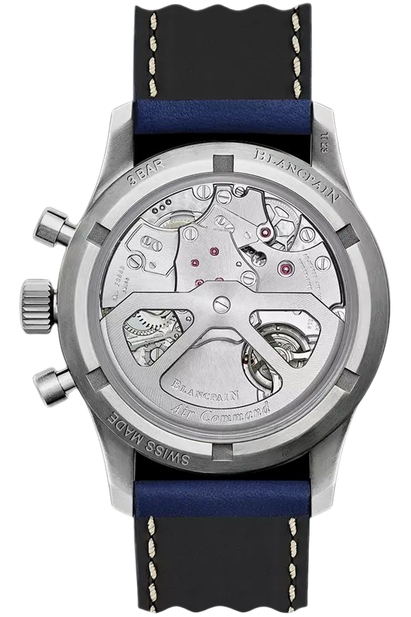 Blancpain Air Command Ref. AC02-12B40-98S Super Clone Watch – Titanium Blue Dial Flyback Chronograph Fake Replica - 图片 2