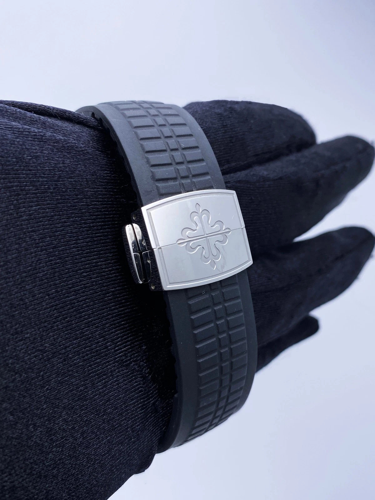 Patek Philippe Aquanaut Ref. 5968A-001 Super Clone Watch – Black Dial Steel Chronograph Fake Replica - 图片 7