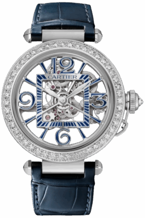 Cartier Pasha Ref. HPI01483 Super Clone Watch – Diamond Bezel White Gold Ladies Fake Replica