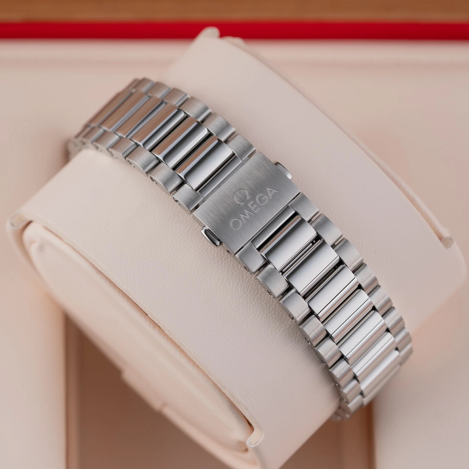 Omega Seamaster Ref. 220.10.38.20.03.003 Super Clone Watch – Blue Dial Stainless Steel Bracelet Fake Replica - Image 5