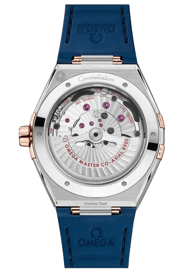 Omega Constellation Ref. 131.23.41.21.03.001 Super Clone Watch – Grey Dial Rose Gold Stainless Steel Bracelet Fake Replica - 图片 2