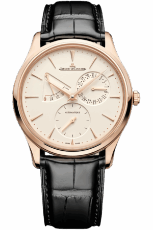 Jaeger-LeCoultre Master Ultra Thin Ref. Q1372510 Super Clone Watch – Blue Dial Rose Gold Case Black Leather Strap Replica