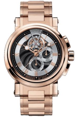 Breguet Marine Ref. 5837BR/92/RM0 Super Clone Watch – Rose Gold Blue Dial Fake Replica