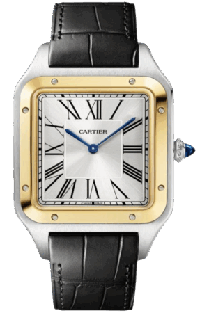 Cartier Santos Ref. W2SA0034 Super Clone Watch – Two-Tone Steel & Gold White Dial Fake Replica