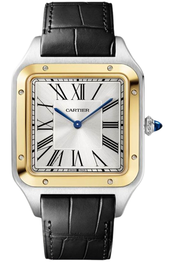 Cartier Santos Ref. W2SA0034 Super Clone Watch – Two-Tone Steel & Gold White Dial Fake Replica