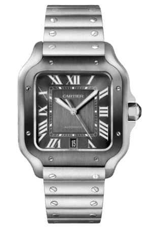 Cartier Santos Ref. WSSA0037 Super Clone Watch – Silver Dial Stainless Steel Fake Replica