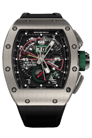 Richard Mille RM 11-01 Rubber Strap Super Clone Watch – Sporty Fake Flyback Chronograph