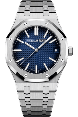Audemars Piguet Royal Oak Ref. 15510BC.00.1320BC.04 Super Clone Watch – Deep Blue Dial Stainless Steel Bracelet Fake Replica