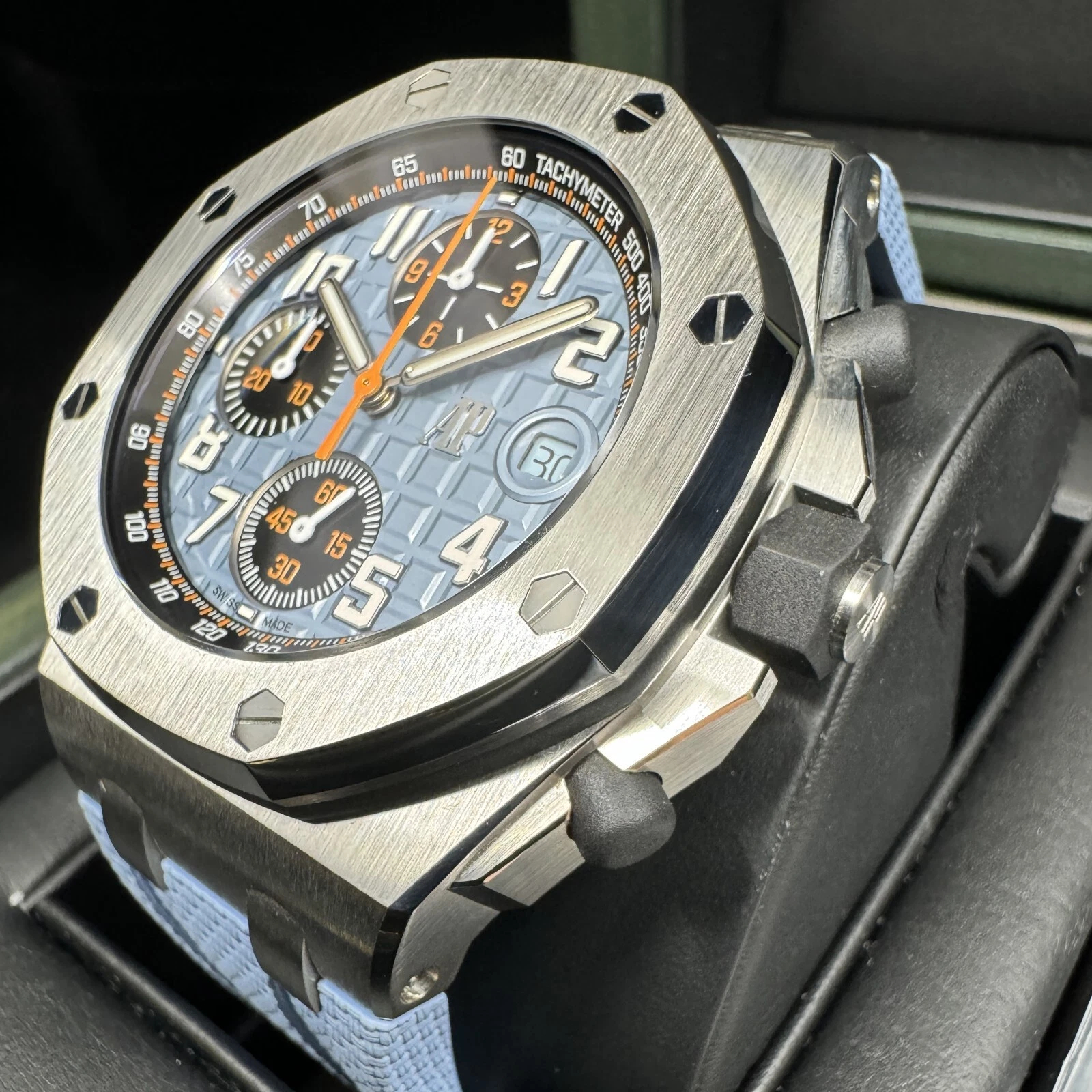 Audemars Piguet Royal Oak Offshore 26238ST.OO.A340CA.01 Super Clone Watch – Blue Chronograph Steel Replica - Image 3
