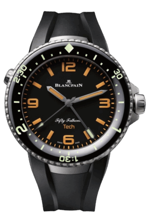 Blancpain Fifty Fathoms Ref. 5019-12B30-64A Super Clone Watch – Titanium Blue Dial Automatic Fake Replica