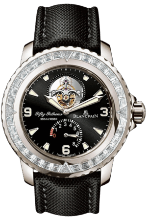 Blancpain Fifty Fathoms Ref. 5025-9430-52A Super Clone Watch – Titanium Blue Dial Flyback Chronograph Fake Replica