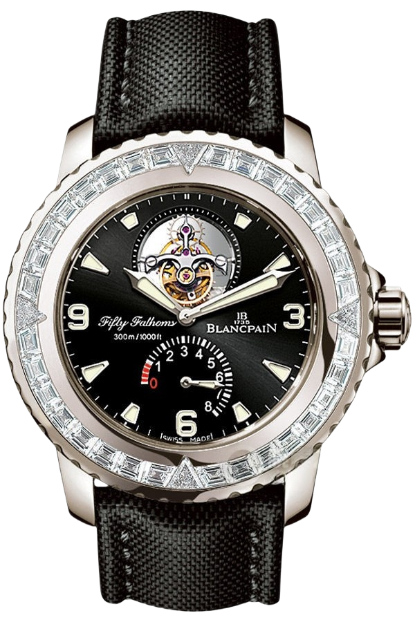 Blancpain Fifty Fathoms Ref. 5025-9430-52A Super Clone Watch – Titanium Blue Dial Flyback Chronograph Fake Replica