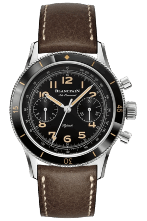 Blancpain Air Command Ref. AC01-1130-63A Super Clone Watch – Stainless Steel Black Dial Flyback Chronograph Fake Replica