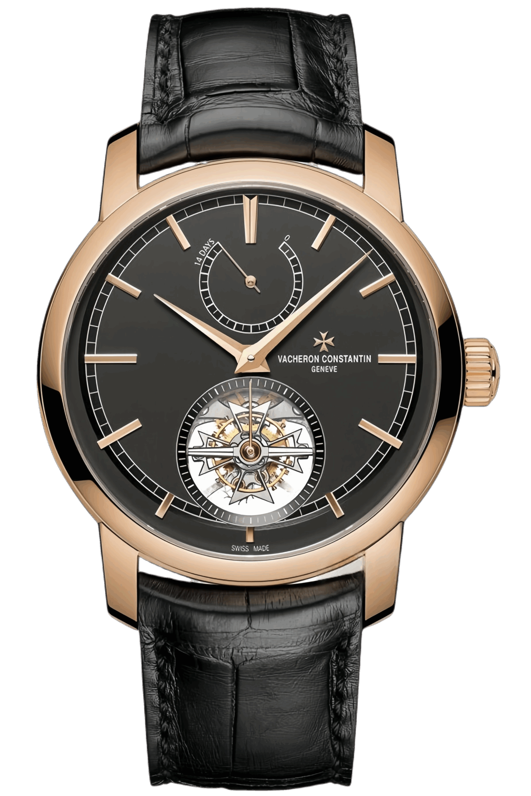 Vacheron Constantin Traditionnelle Ref. 89000/000R-B407 Super Clone Watch – Rose Gold Chronograph Silver Dial Replica
