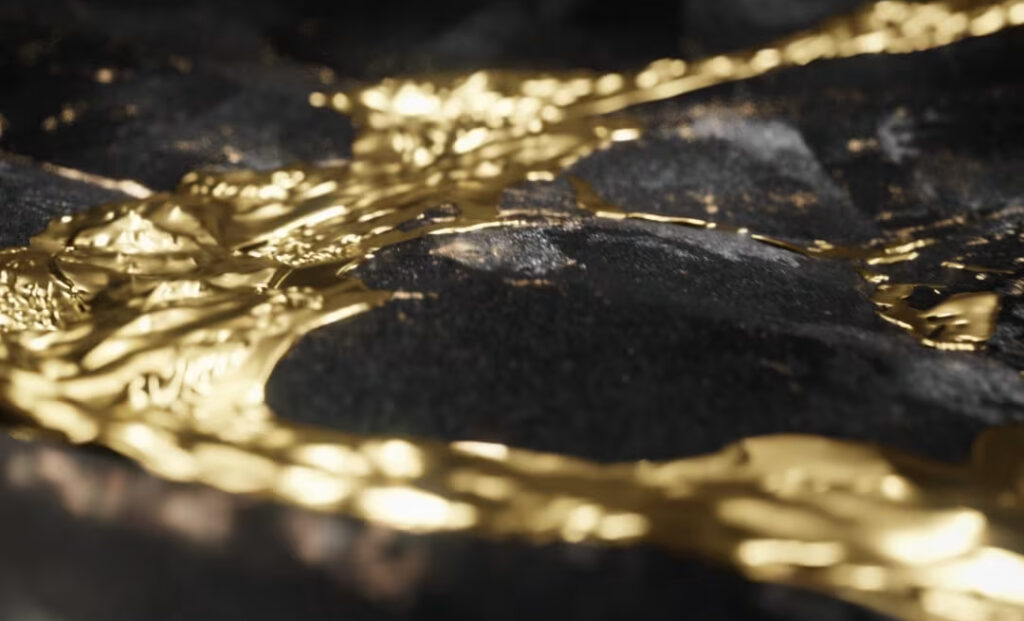 Super clone watch with 18K yellow gold-plated case crafted to mirror genuine Rolex finish and luxury tone.
