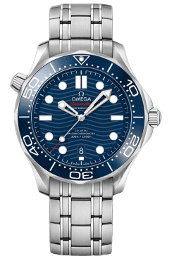 Omega Seamaster Men Automatic Blue Dial Stainless Steel Super Clone Replica Watch