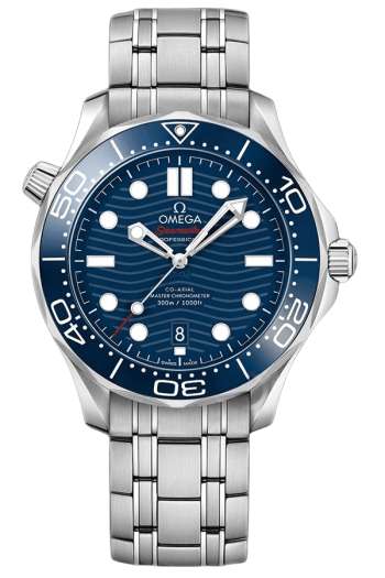 Omega Seamaster Men Automatic Blue Dial Stainless Steel Super Clone Replica Watch