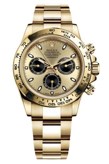 Rolex Daytona Green Dial Super Clone Swiss Replica Watch Yellow Gold Ref M116508-0014 Swiss Movement