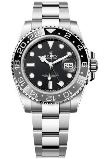 Rolex GMT Master II Black & Grey SuperClone Swiss Replica Watch RefM126710GRNR 3285 Swiss Movement