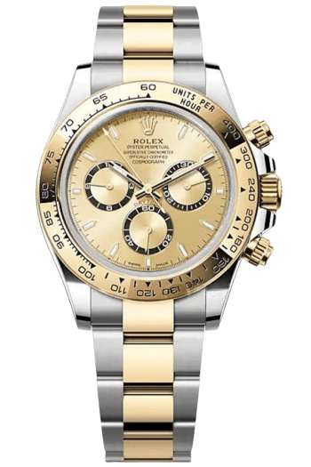 Rolex Daytona M126503-0004 Super Clone – White Dial 40mm Two-Tone Gold Swiss Replica Watch