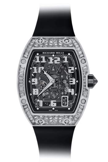 Richard Mille RM 67-01 White Gold Baguette Diamonds Super Clone Watch