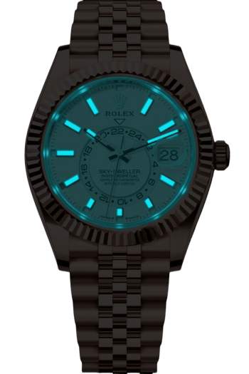 Alternative view of Rolex Sky-Dweller Grey Dial Super Clone Swiss Replica Watch Jubilee Bracelet Ref M336935-0007 Swiss 9002 Movement