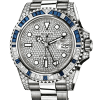 Rolex GMT-Master II Full Pavé Diamond Super Clone Swiss Replica Watch Ref 116759SA-78209 White Gold Case & Bracelet