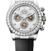 RolexCosmograph Daytona Oyster, 40 mm, white gold and diamonds  Super Clone Swiss Watch Ref M126589RBR-0001 4131 Swiss Movement