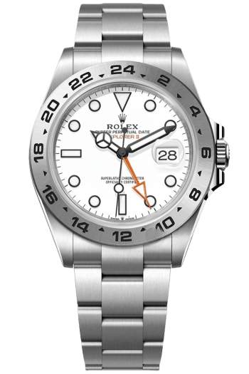 Rolex Explorer ll Super Clone Swiss Replica Watch White Dial Ref 226570 3285 Swiss Movement