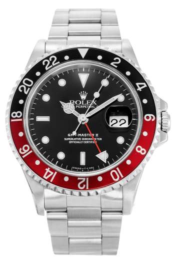 Rolex GMT-Master II Coke Bezel Super Clone Swiss Replica Watch Ref 16710 Red-Black Bezel