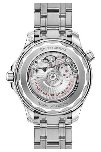 Alternative view of Omega Seamaster Men Automatic Blue Dial Stainless Steel Super Clone Replica Watch